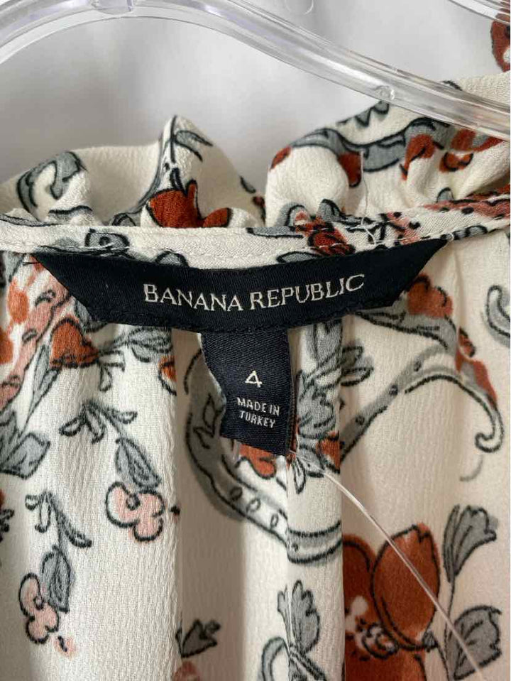 Size 4 Banana Republic Multi-Color Dress