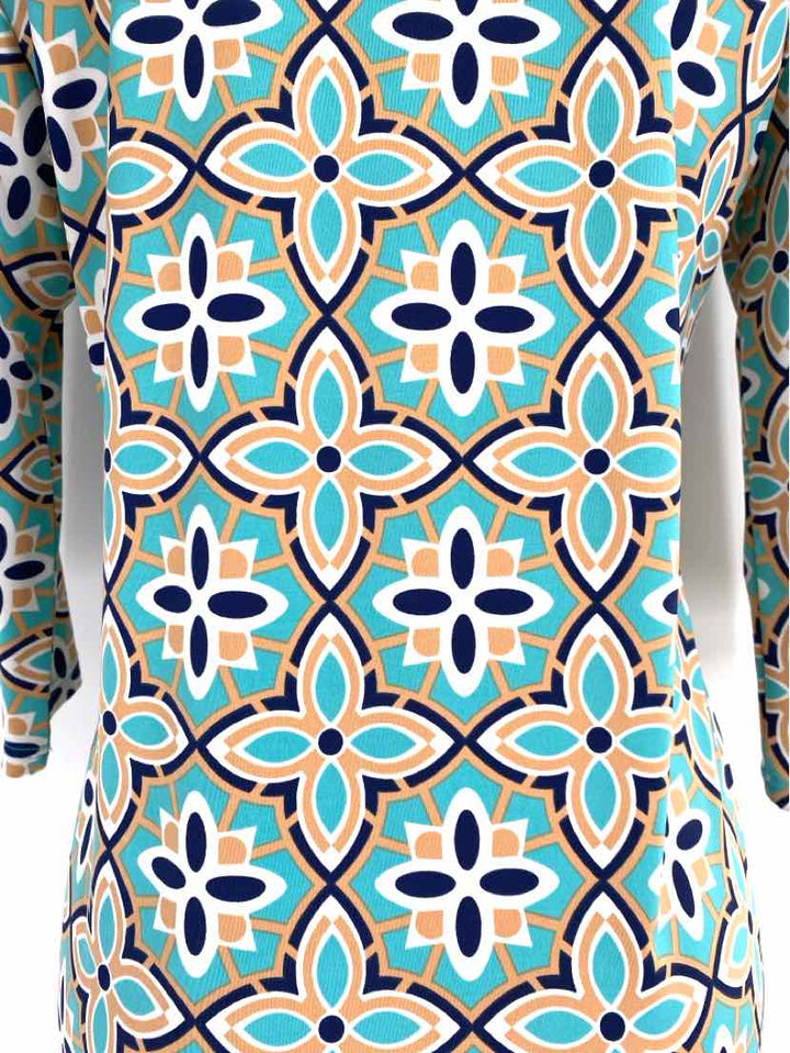 Size L TRACY NEGOSHIAN Teal Dress