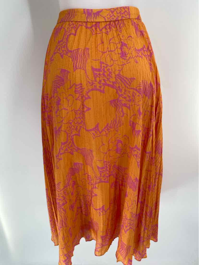 Size 8 TANYA TAYLOR Orange Skirt