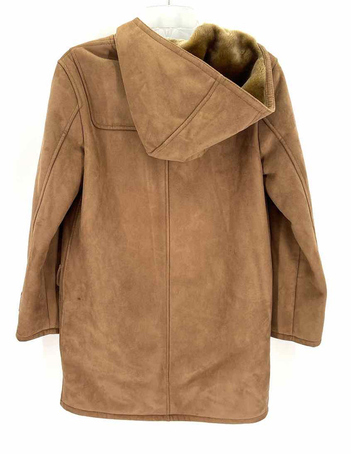 Size 24 Camel Suede Coat