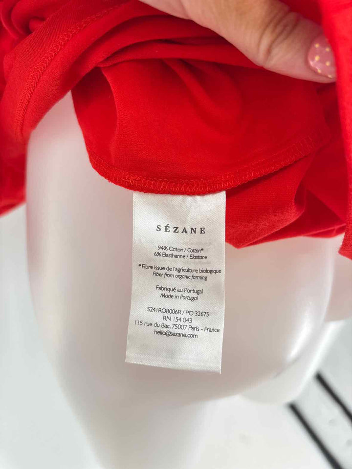 Size S SEZANE Red Luxury - Dress