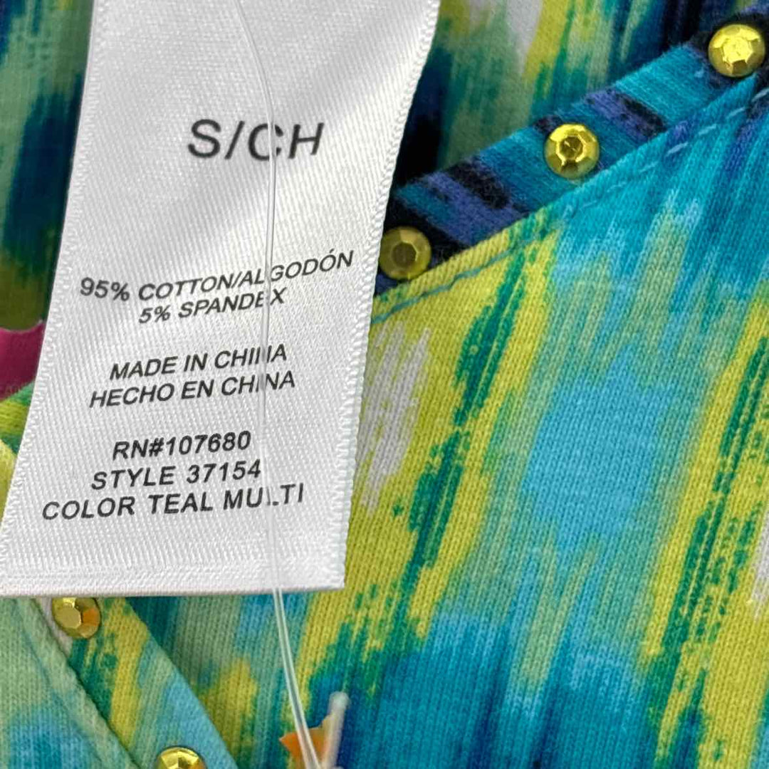 Size S Ruby Rd Green Shirt