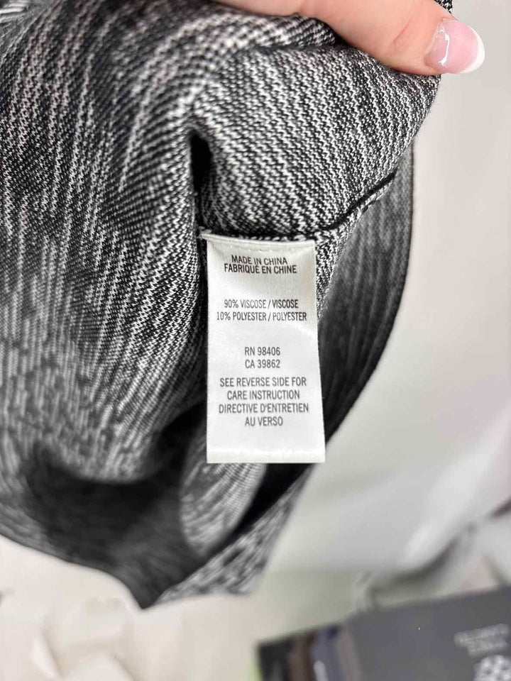 Size S THEORY Black/White Dress