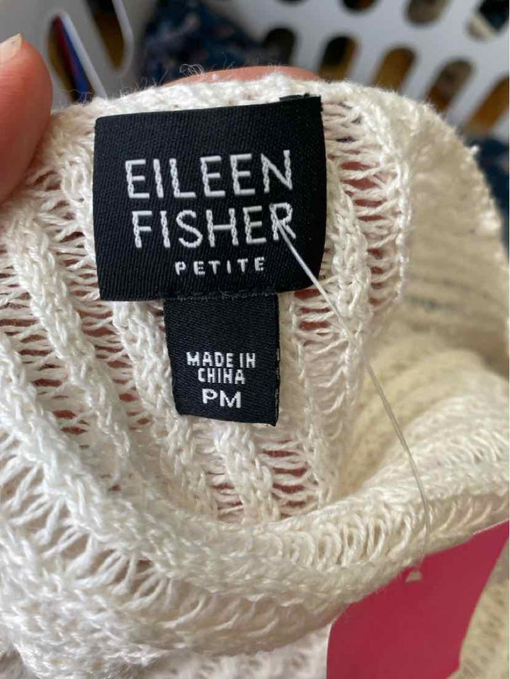 Size M Eileen Fisher Cream Sweater