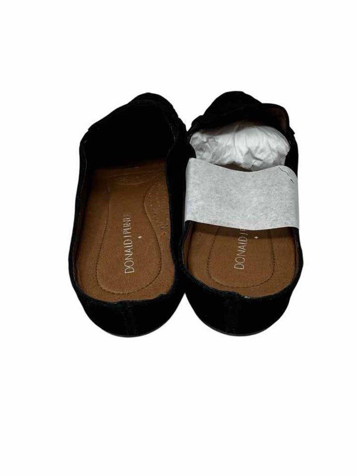 Shoe Size 7 DONALD PLINER Black Suede Flats