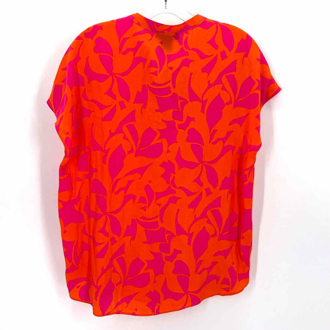 Size S RACHEL ROY ORANGE PRINT Shirt