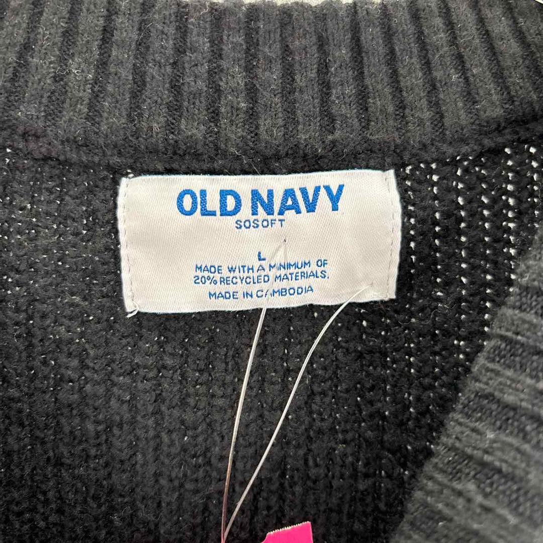 Size L Old Navy Black Sweater