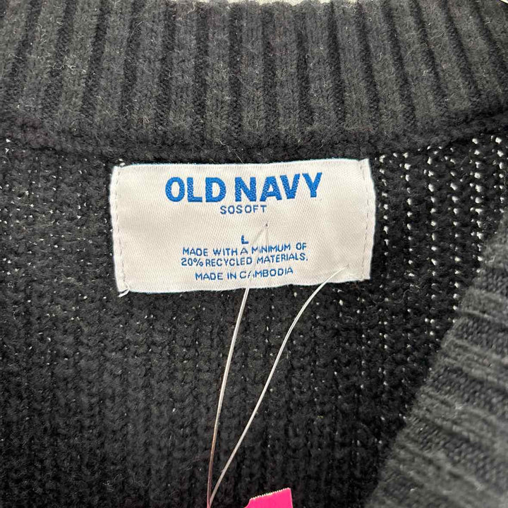 Size L Old Navy Black Sweater