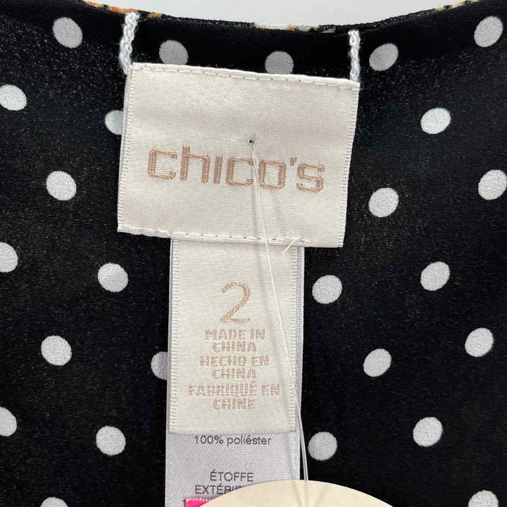 Size L Chico's Black Shirt