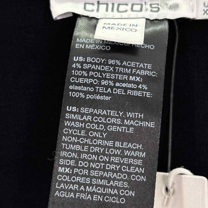 Size 4 Chico's Black Sweater