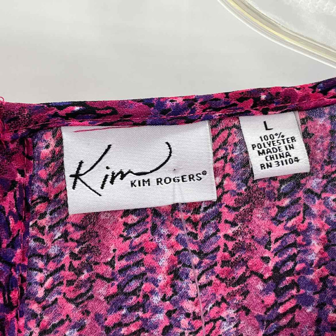 Size L KIM ROGERS Fuschia Pajamas