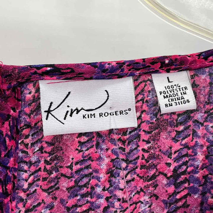 Size L KIM ROGERS Fuschia Pajamas
