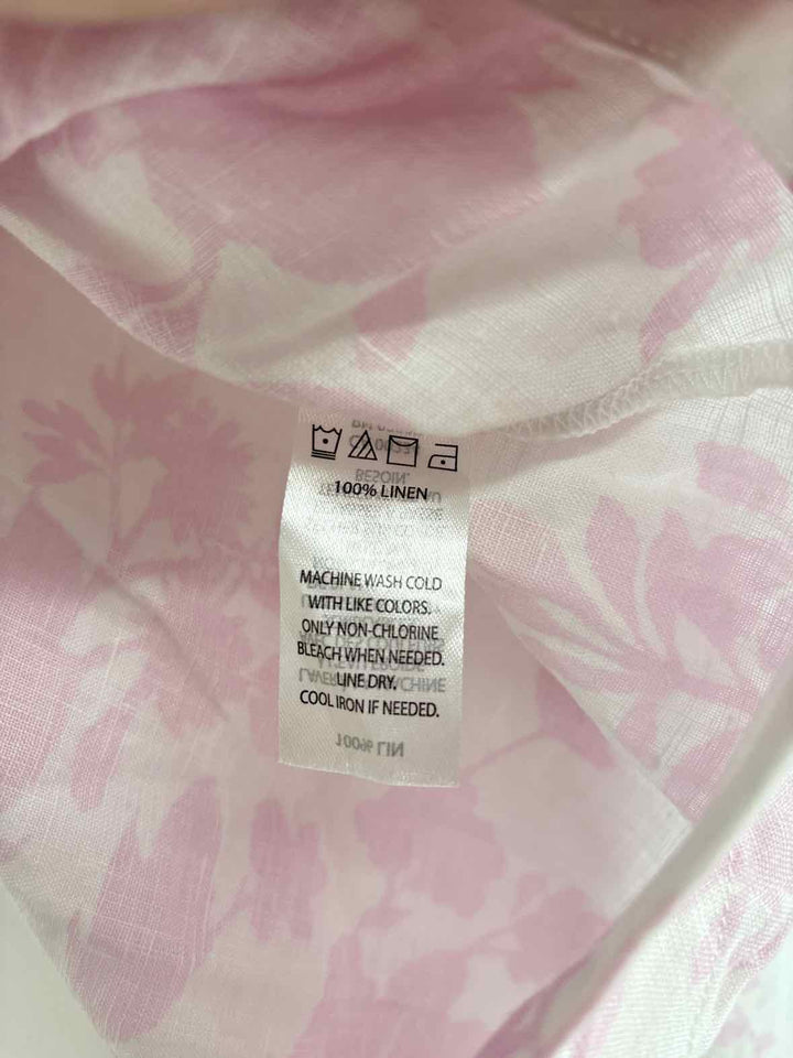 Size S SAKS FIFTH AVENUE PINK PRINT Shirt