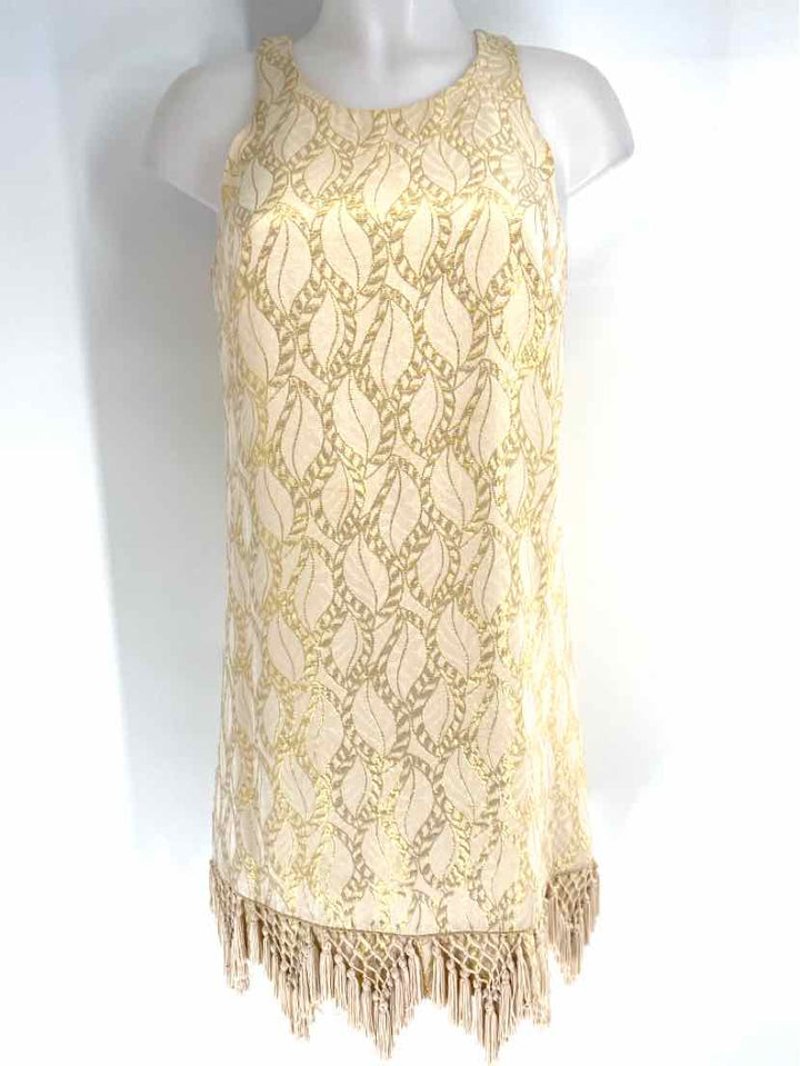 Size XS Lilly Pulitzer Gold Dress