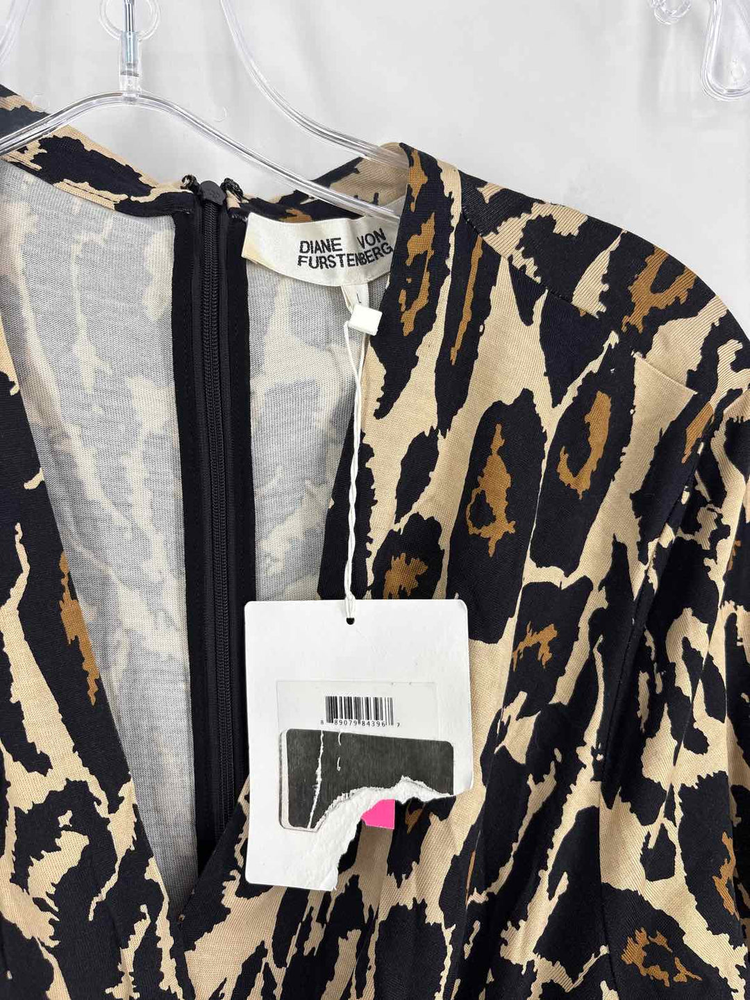 Size L DIANE VON FURSTENBERG Brown Romper