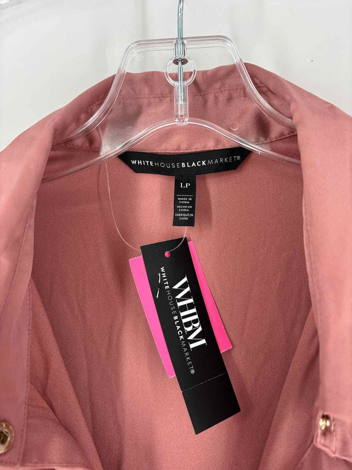 Size L White House Black Market Pink Shirt