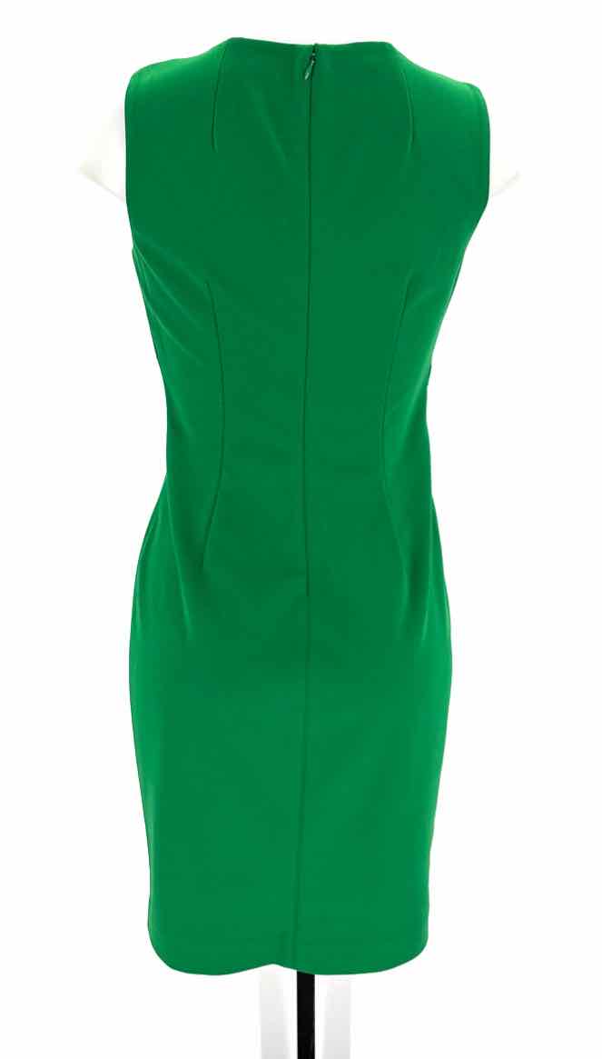 Size 4 Calvin Klein Green Dress
