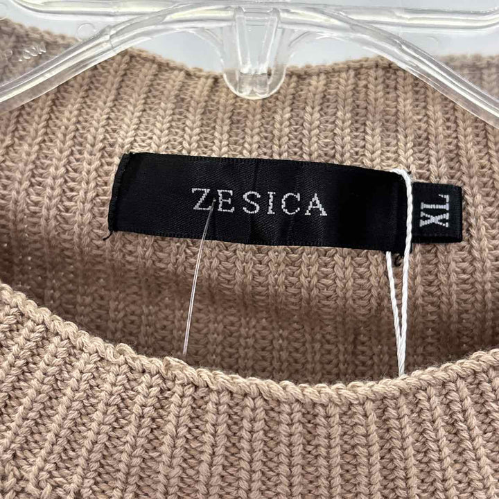 Size XL Tan Sweater