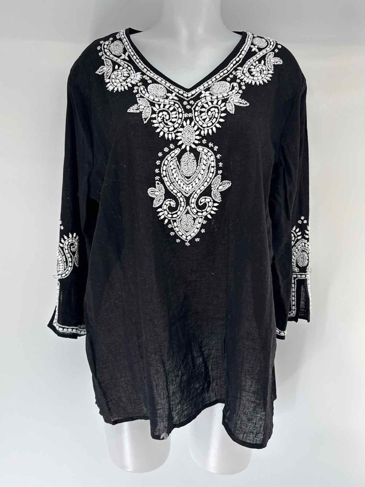 Size XL Chico's Black Shirt