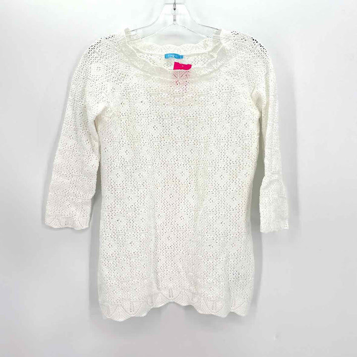 Size S J MCLAUGHLIN White Knit Sweater