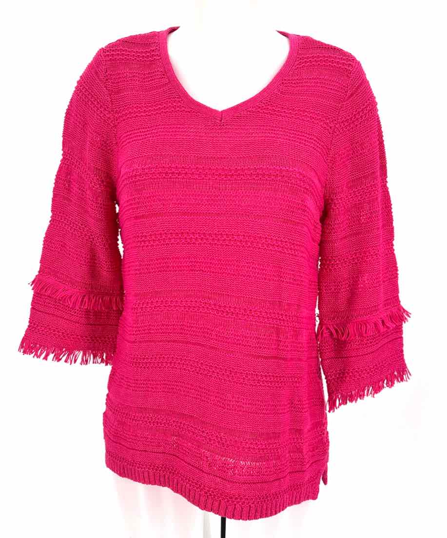 Size S Chico's Fuschia Sweater