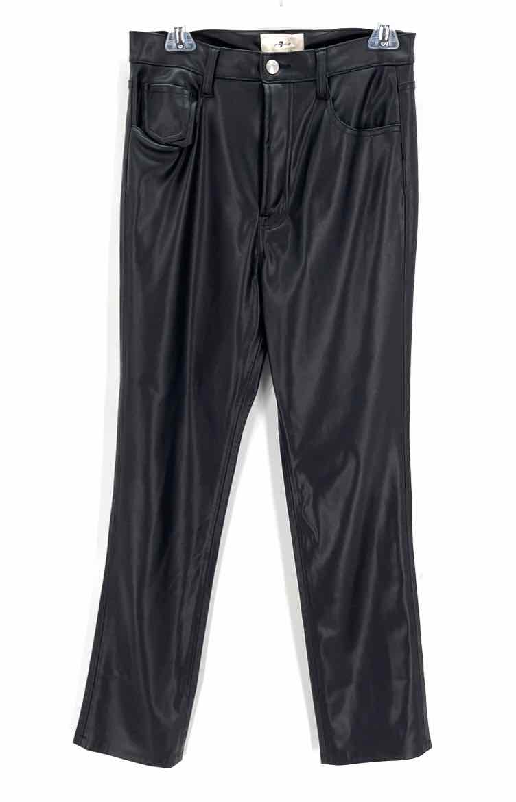 Size S 7 for all Mankind Black Pants