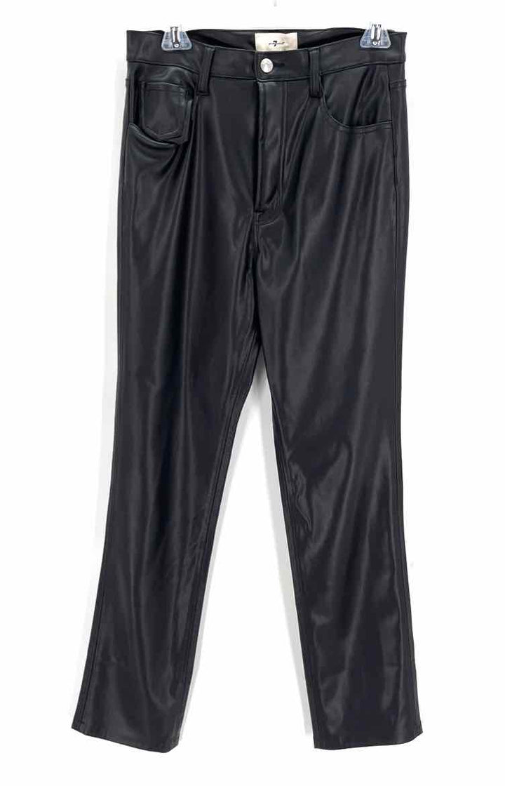 Size S 7 for all Mankind Black Pants
