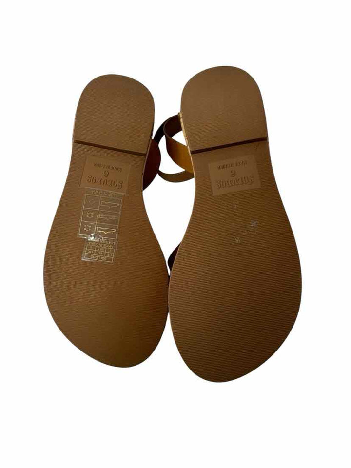 Shoe Size 6 SOLUDOS Brown Sandals
