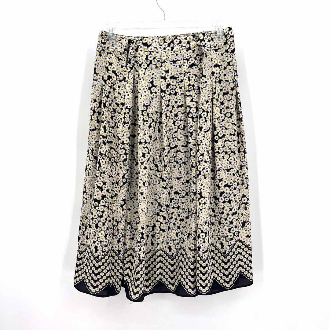 Size 18 Talbots Navy Print Skirt