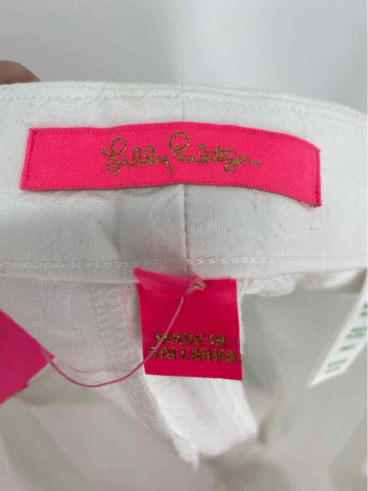 Size 6 Lilly Pulitzer White Pants