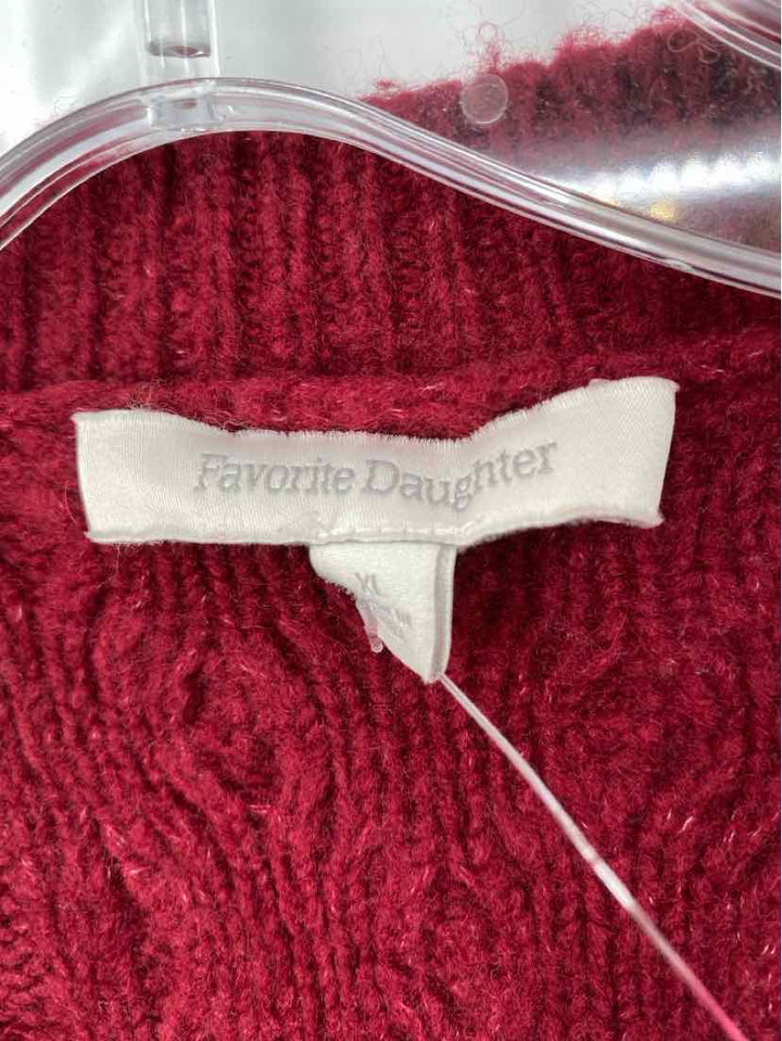 Size XL Burgundy Sweater