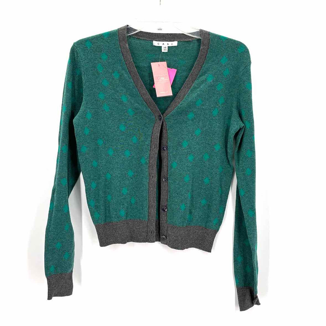 Size XS CABI Green Sweater