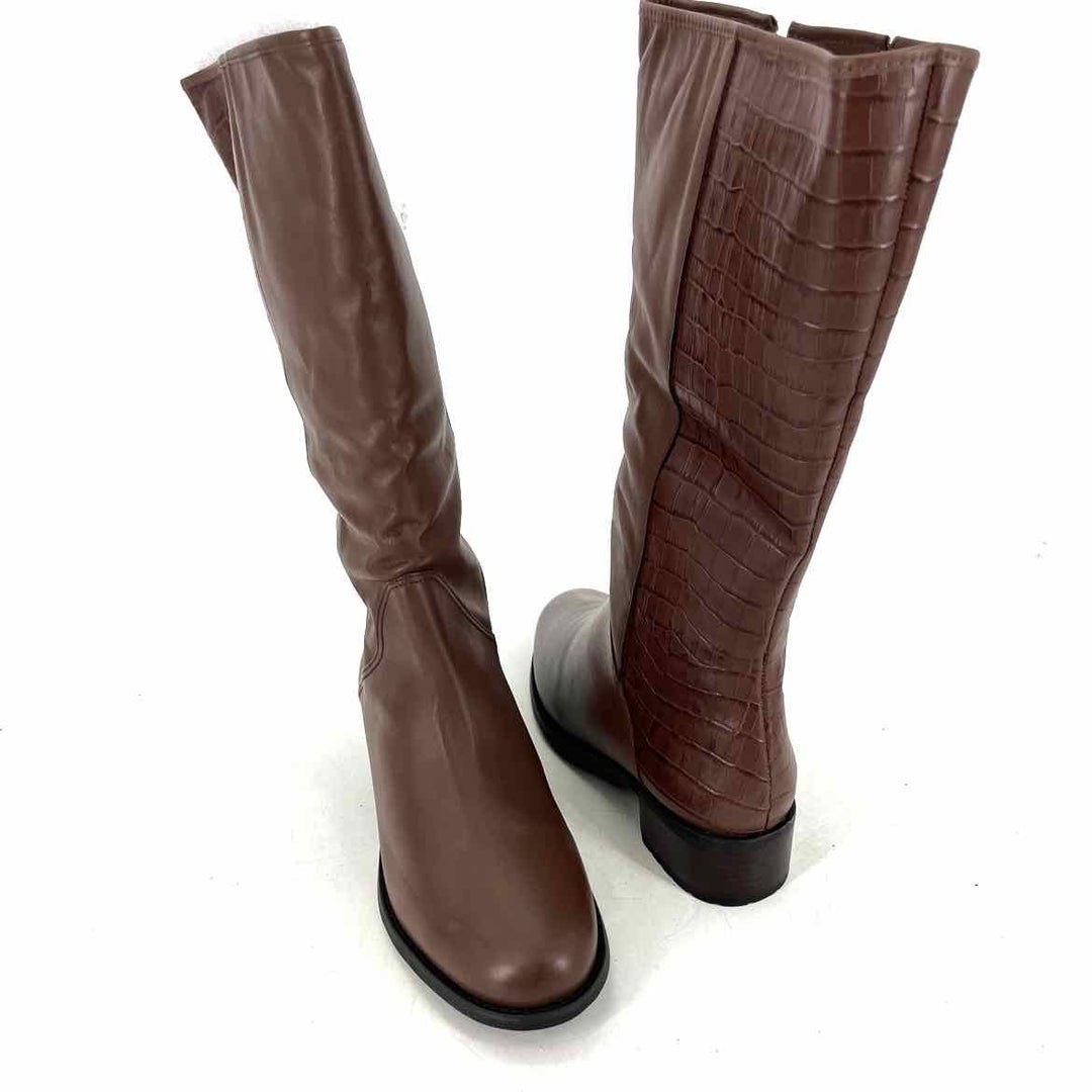 Shoe Size 10 DAVID TATE Tan Leather Boots