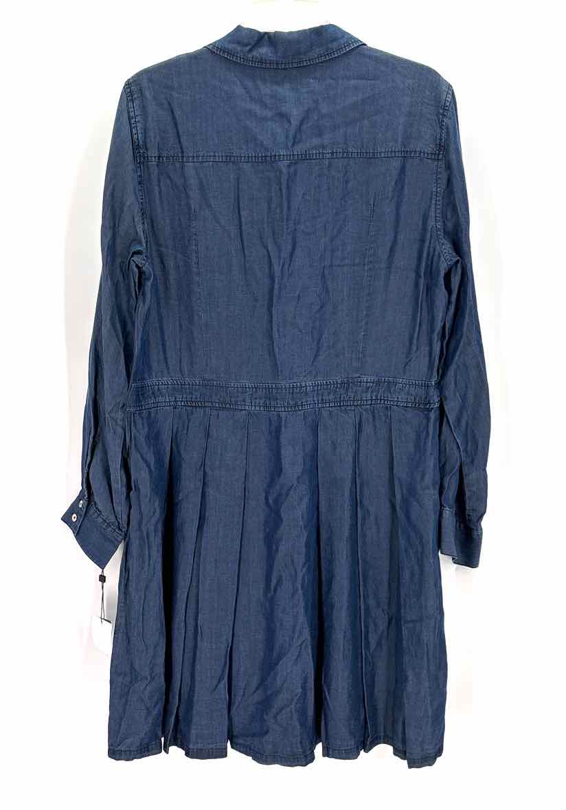 Size XL TOMMY HILFIGER Navy Chambray Dress