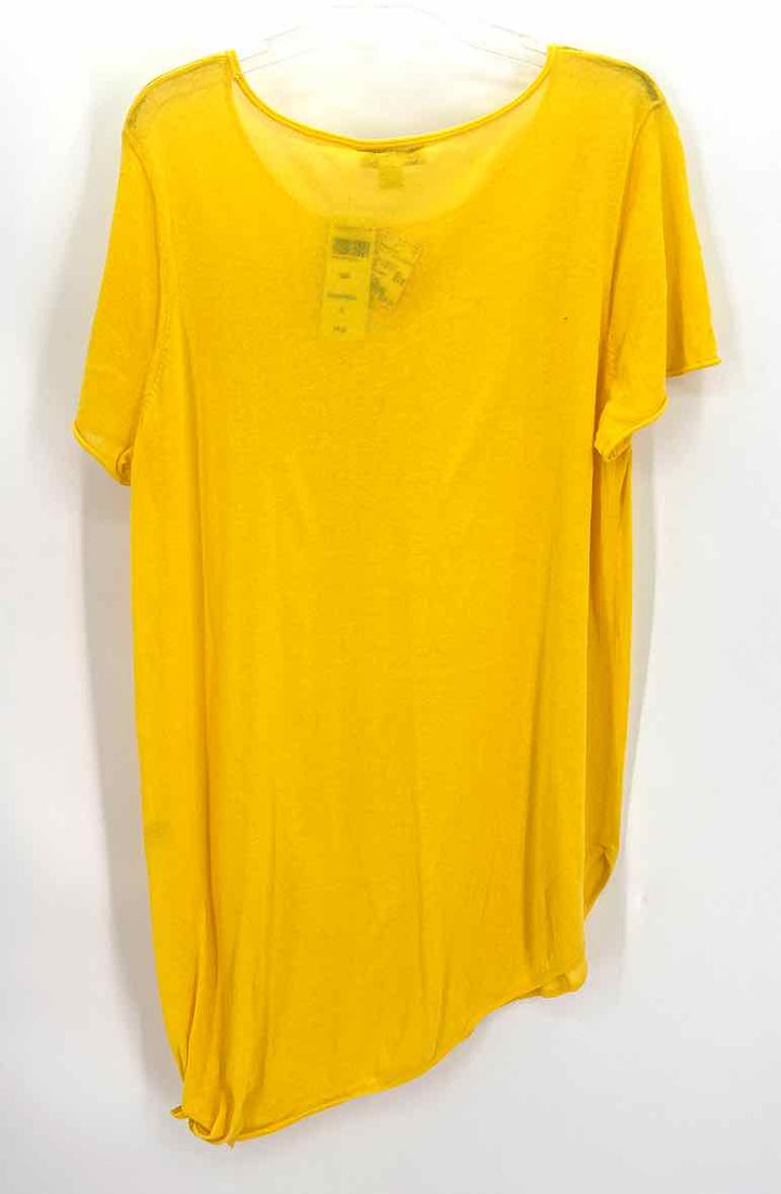 Size XL Coldwater Creek Yellow Knit Shirt