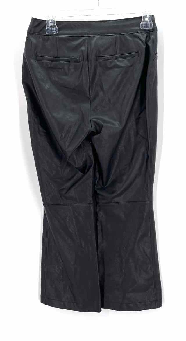 Size M SPANX Black Faux Leather Pants