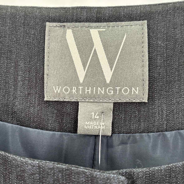 Size 14 WORTHINGTON Navy Vest