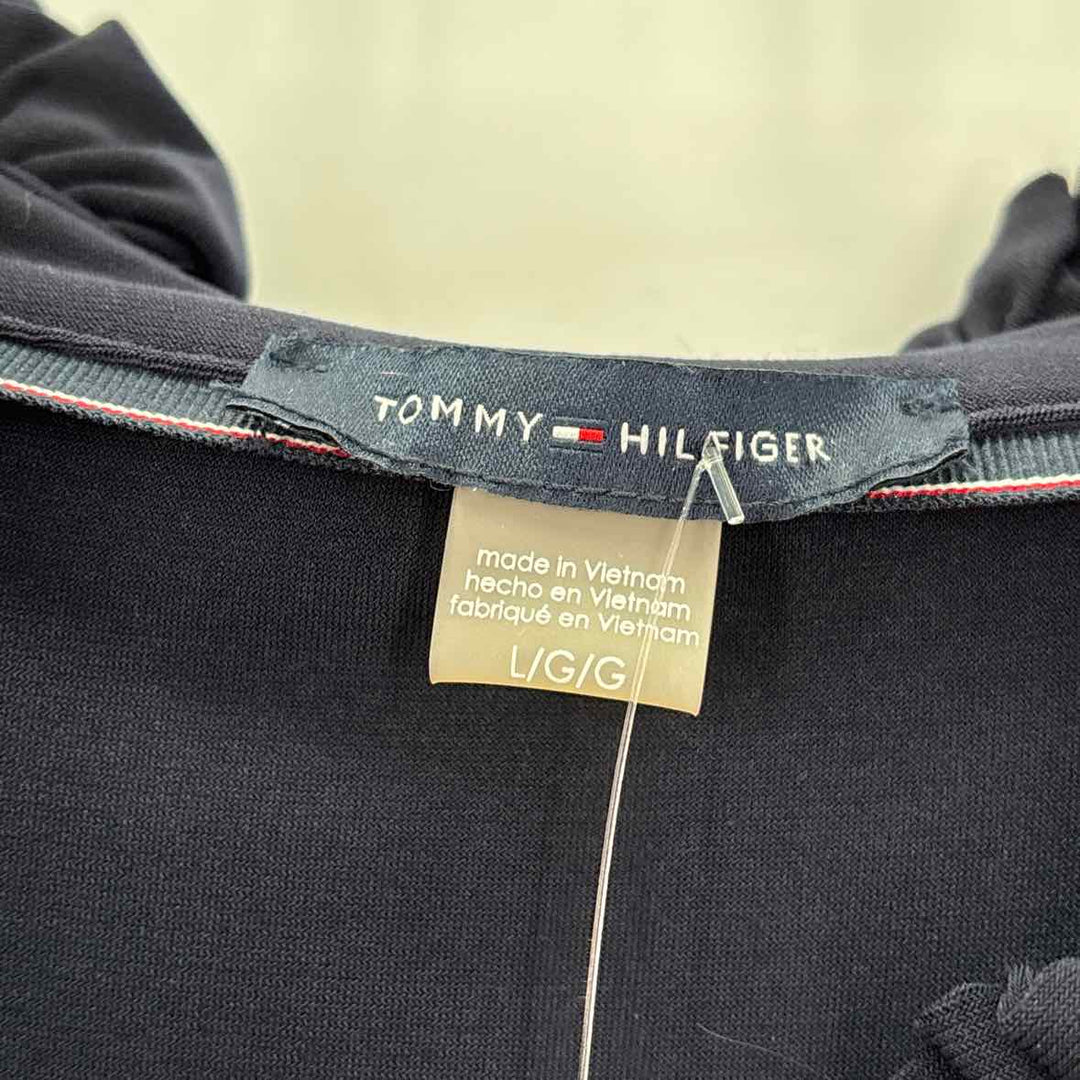 Size L TOMMY HILFIGER Navy Knit Shirt