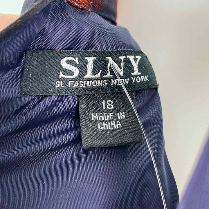 Size 18 SLNY Multi-Color Nylon Beaded Dress