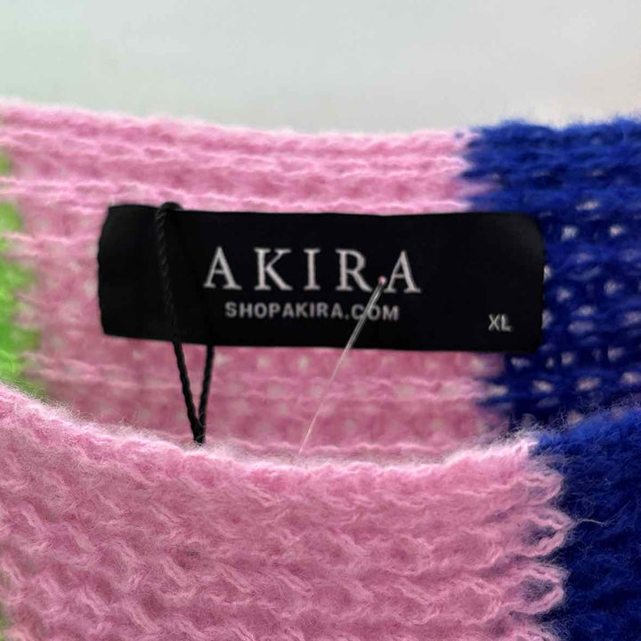 Size XL AKIRA Multi-Color Sweater