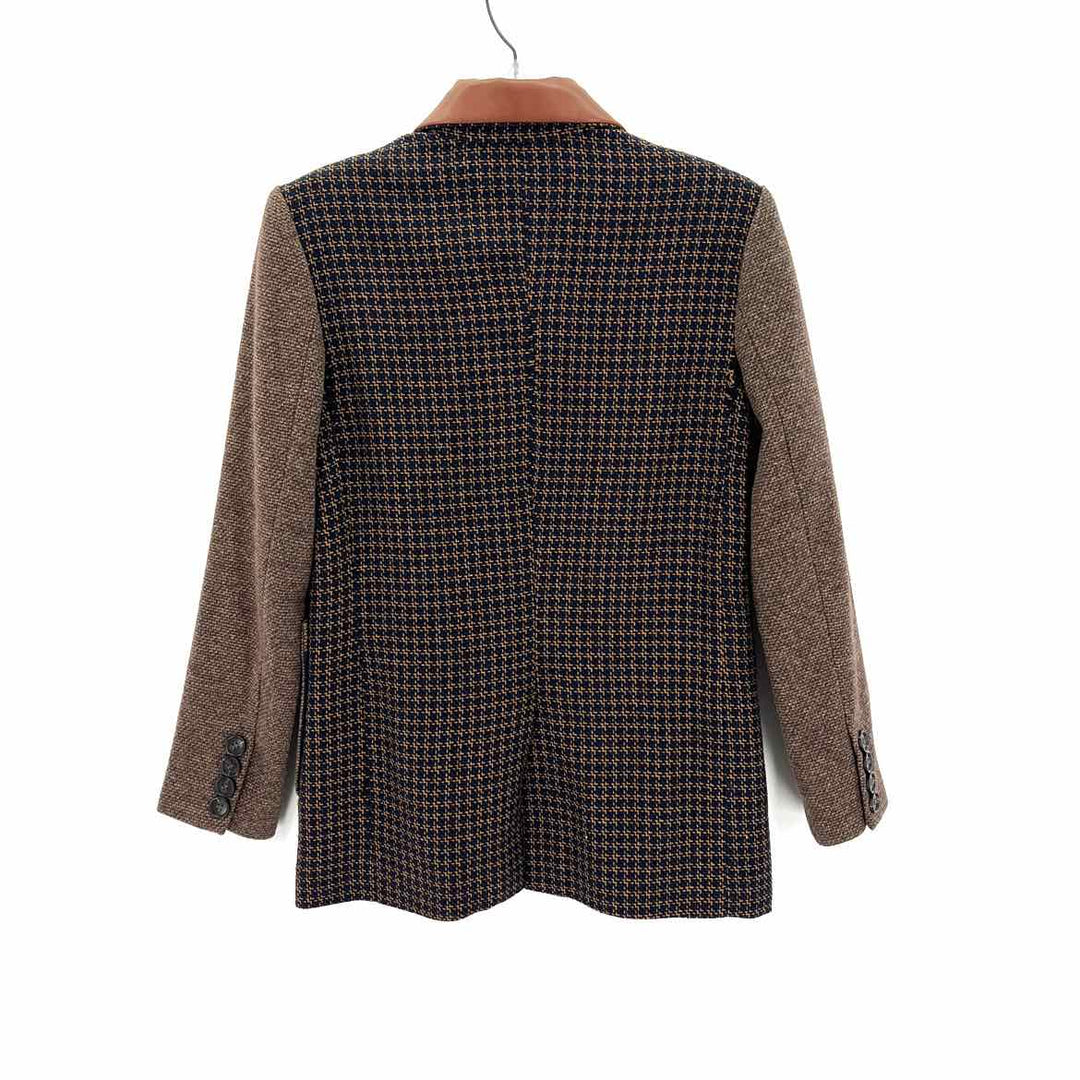 Size XS Steve Madden Navy Print Blazer
