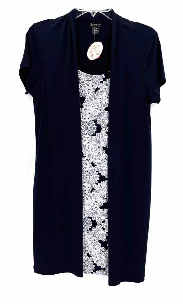 Size 12 ENFOCUS Navy Dress