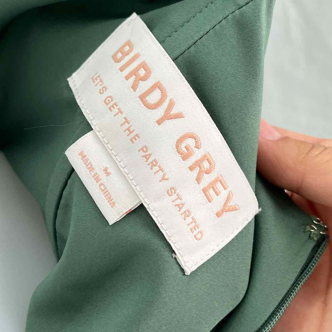 Size M Sage Satin Dress