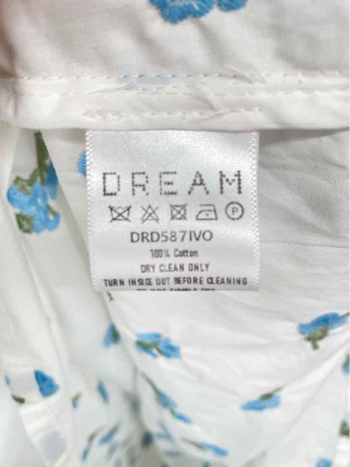 Size S White Print Dress