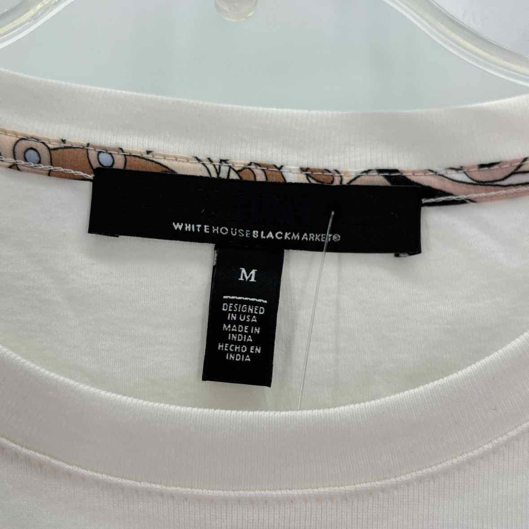 Size M White House Black Market White Shirt