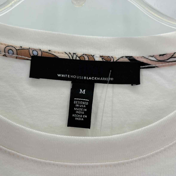 Size M White House Black Market White Shirt