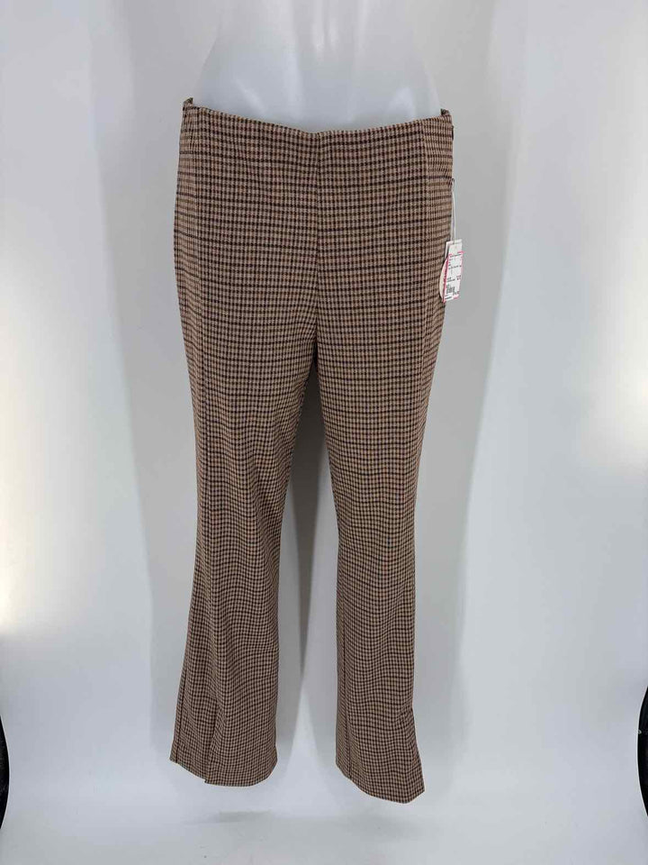 Size L ECRU Brown Print Skirt