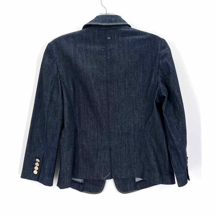 Size 6P Ann Taylor Denim Blazer