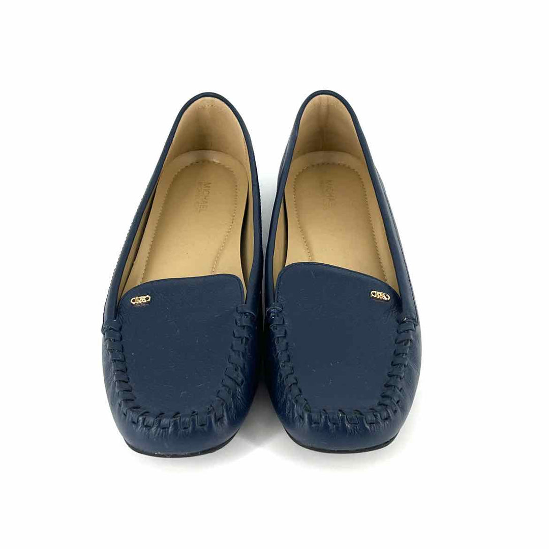 Shoe Size 9 Michael Kors Navy Leather Flats