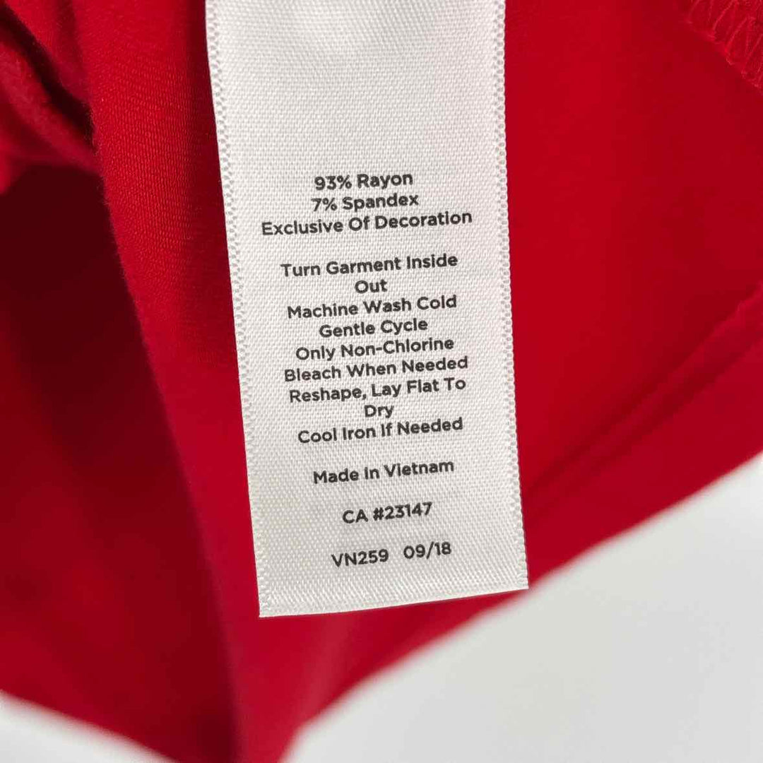 Size 3X Talbots Red Cotton Shirt
